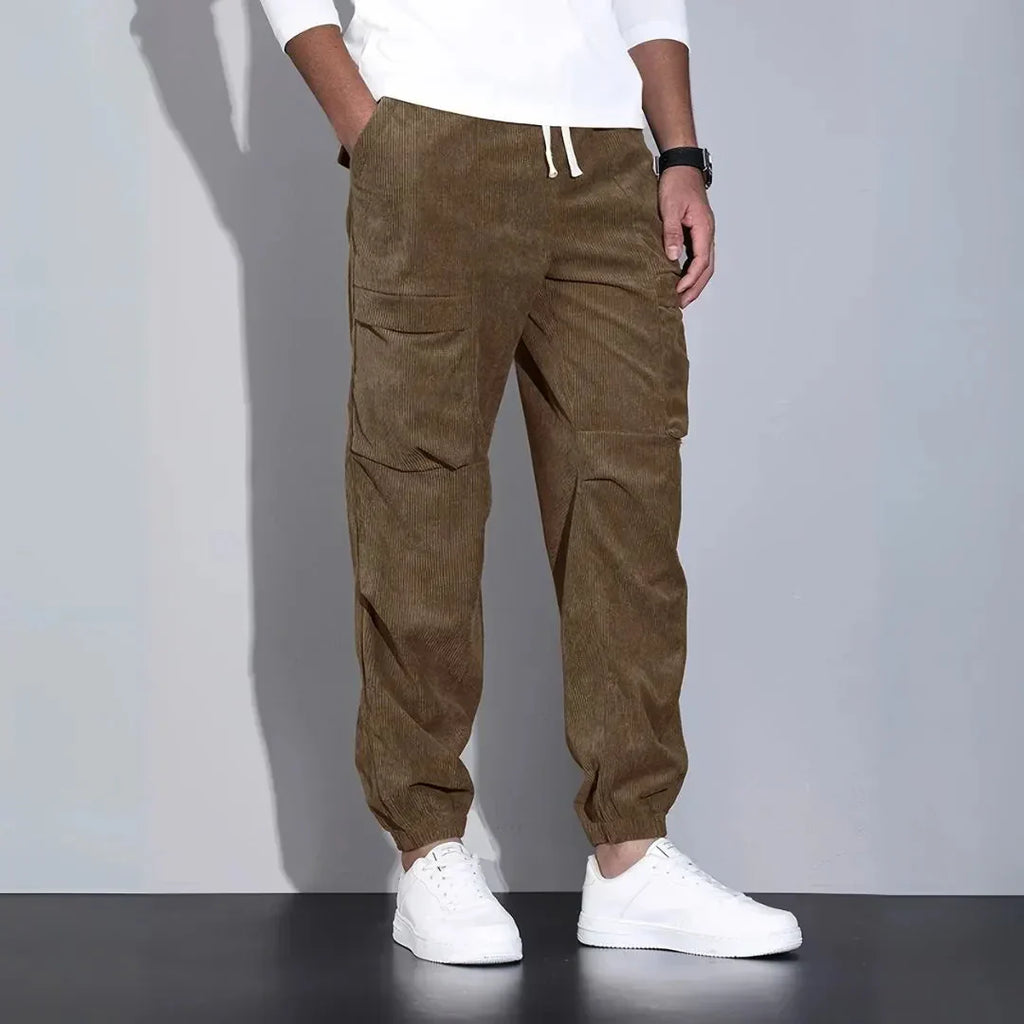 Corduroy Cargo Jogger Pants