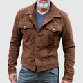 Roberto Russo Men's Rugged Suede Jacket - Stylish & Durable Outerwear