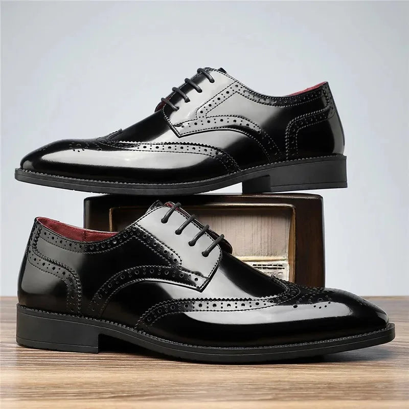 Classic Brogue Dress Shoes