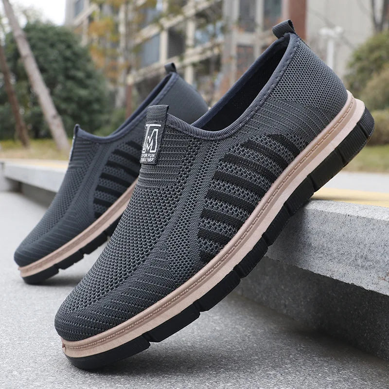 Men's Lightweight Mesh Slip-On Sneakers | Flexible Sole for Ultimate Comfort & Breathability