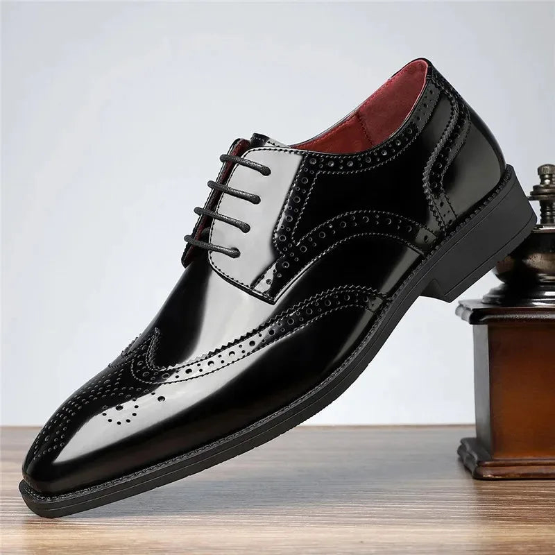 Classic Brogue Dress Shoes