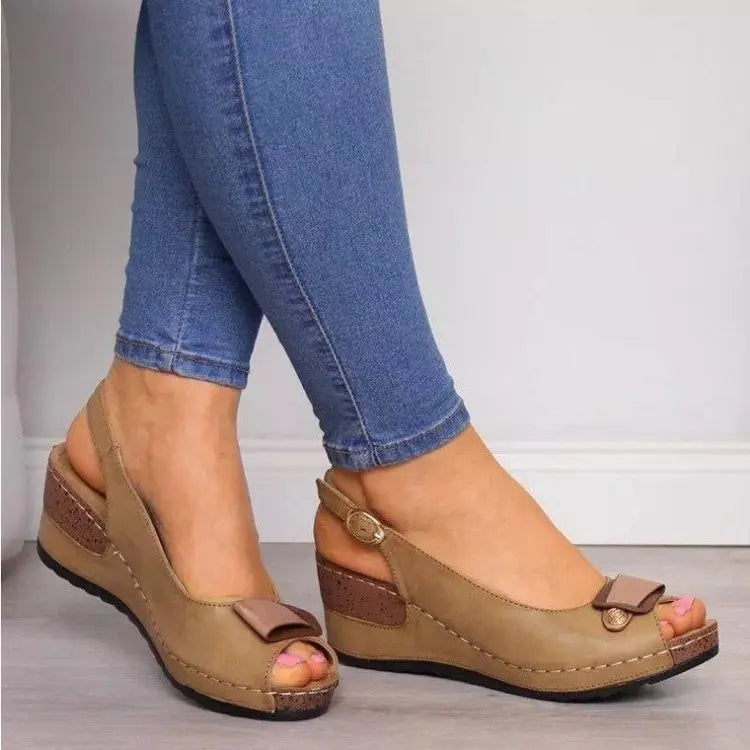 Comfort Lift Wedge Sandals