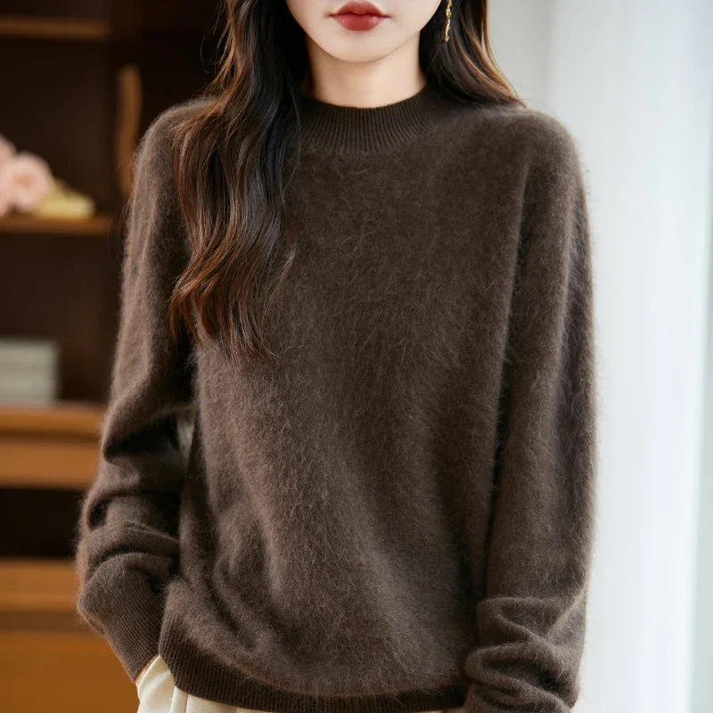 Cashmere Wool High Neck Sweater