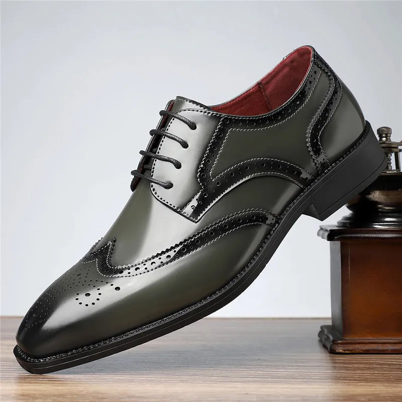 Classic Brogue Dress Shoes