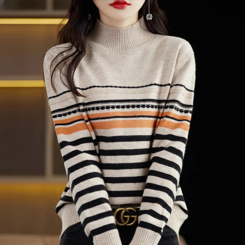 Wool Stripe Sweater