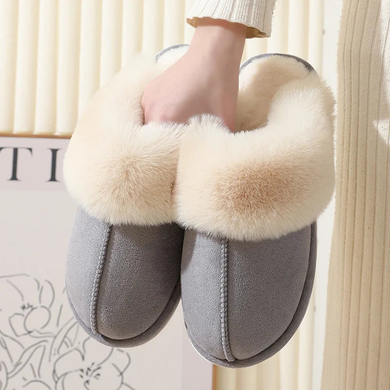 Cozy Women's Plush Indoor Slippers with Soft Lining - Ultimate Comfort & Warmth