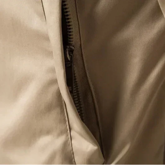 Men's Lightweight Zip-Up Bomber Jacket with Ribbed Trim - Stylish & Comfortable Outerwear for Men