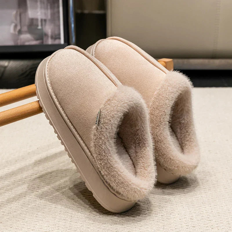Cozy Women's Indoor Plush Slippers with Warm Lining & Non-Slip Sole for Ultimate Comfort