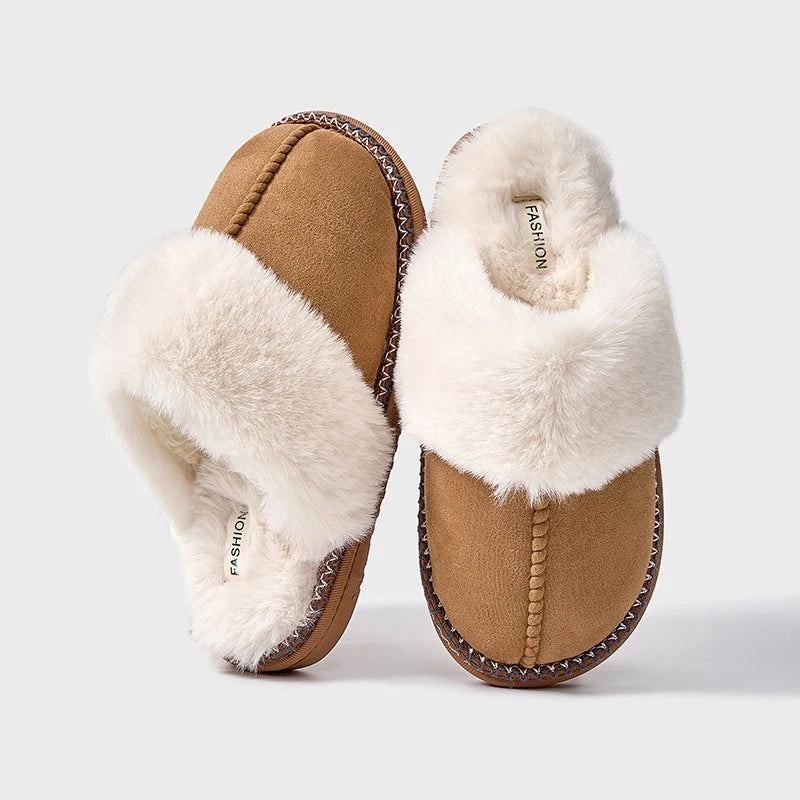 Cozy Women's Plush Winter Slippers with Soft Fur Lining for Ultimate Warmth and Comfort