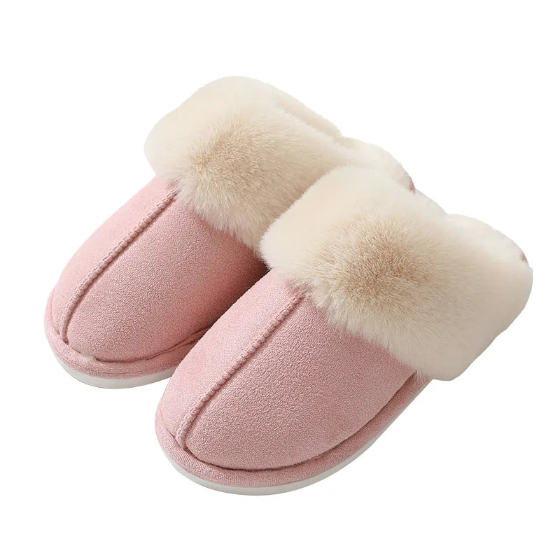 Cozy Women's Plush Indoor Slippers with Soft Lining - Ultimate Comfort & Warmth