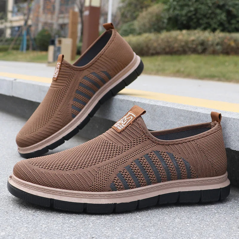 Men's Lightweight Mesh Slip-On Sneakers | Flexible Sole for Ultimate Comfort & Breathability