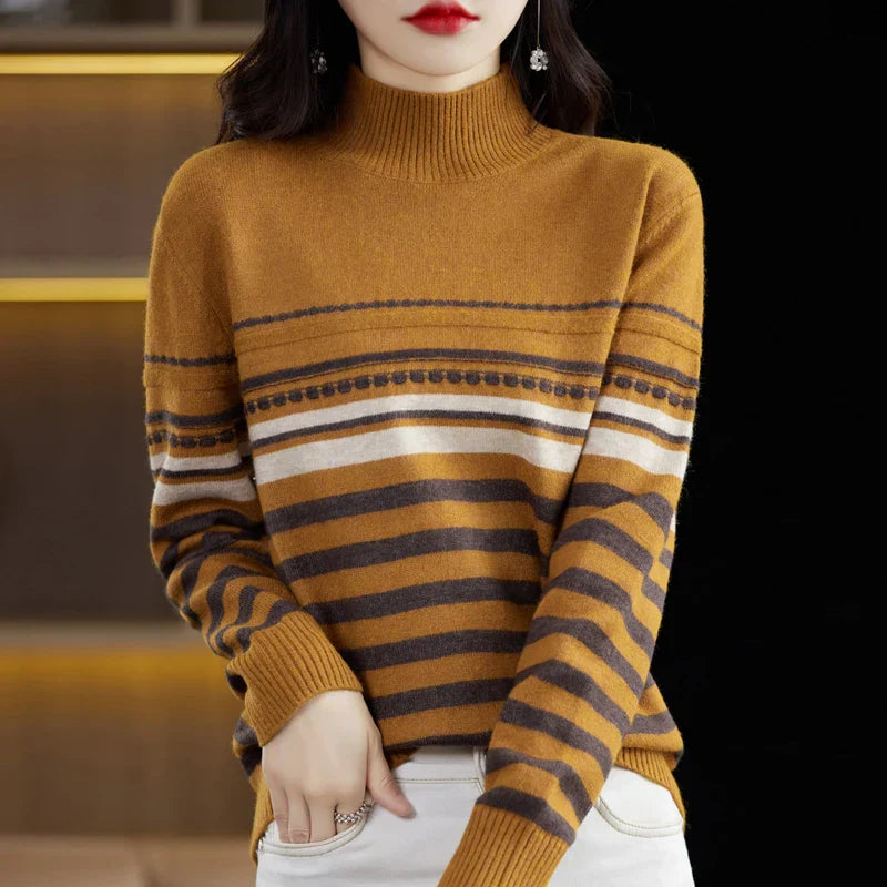 Wool Stripe Sweater