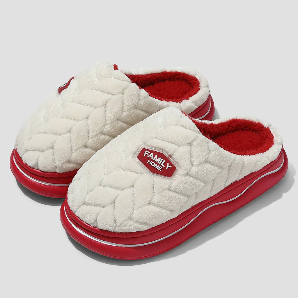 Cozy Women's Quilted Indoor Slippers - Thick Sole & Plush Lining for Ultimate Comfort