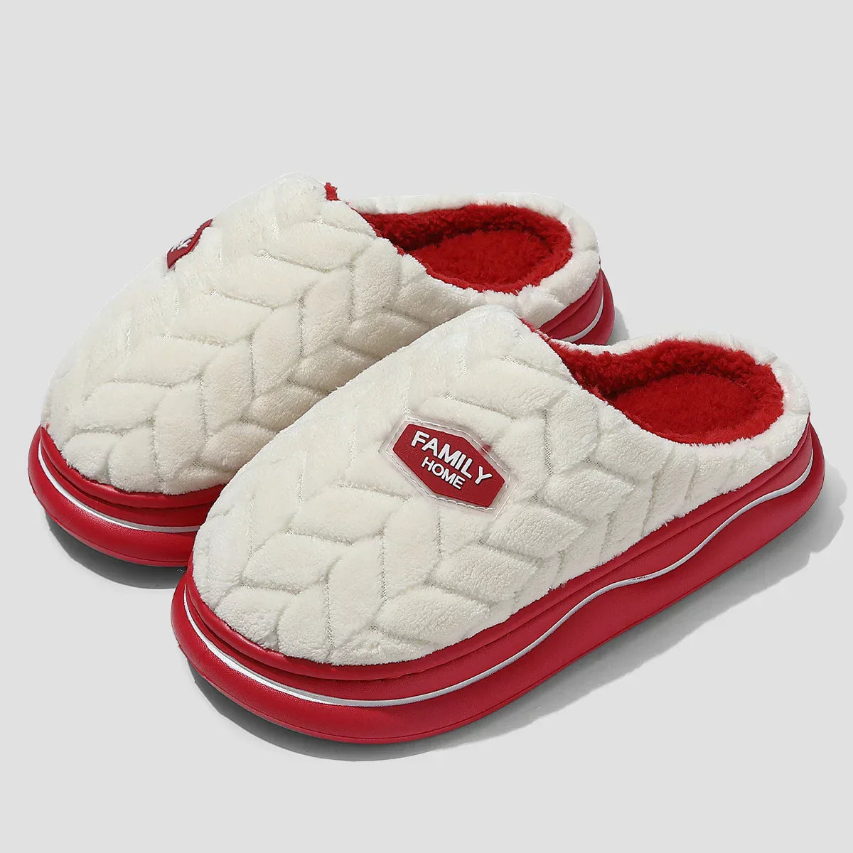 Cozy Women's Quilted Indoor Slippers - Thick Sole & Plush Lining for Ultimate Comfort