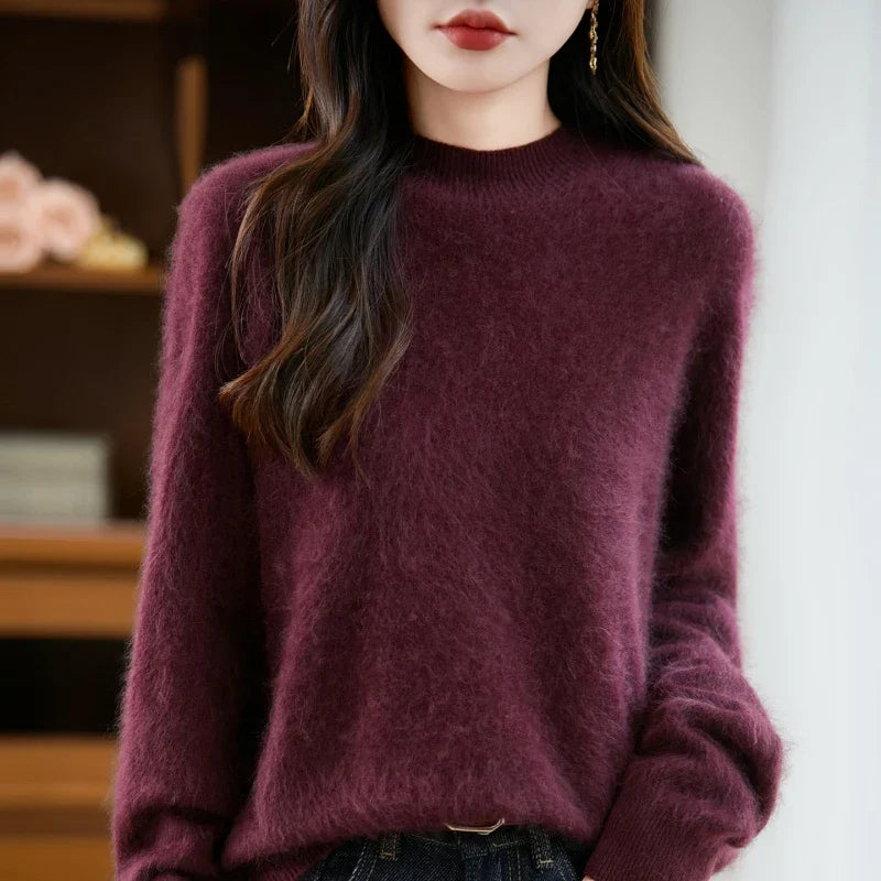 Cashmere Wool High Neck Sweater