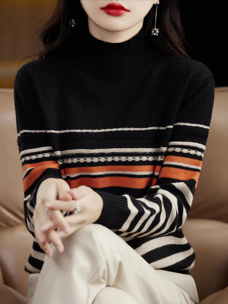 Wool Stripe Sweater