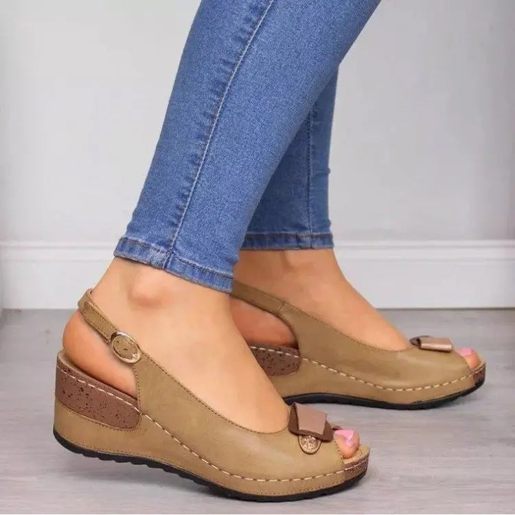 Comfort Lift Wedge Sandals