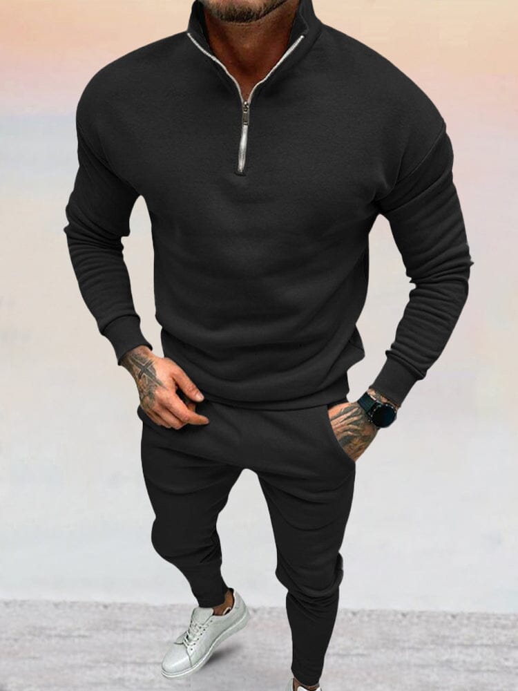 Monaco Casual Half-Zip Loungewear Set