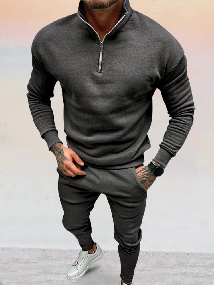 Monaco Casual Half-Zip Loungewear Set