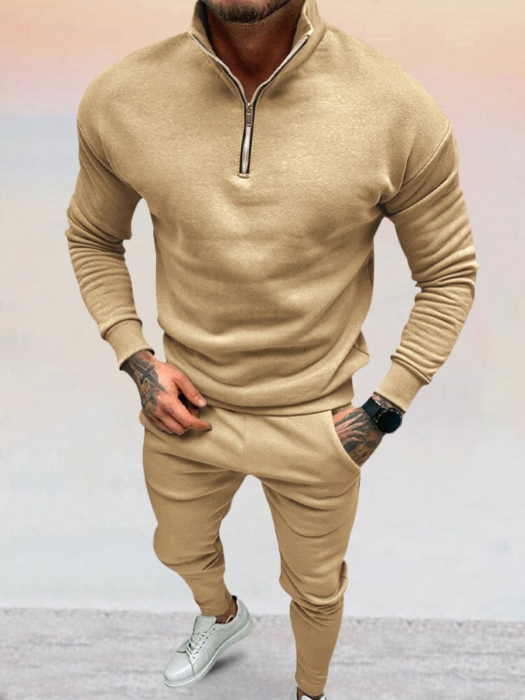 Monaco Casual Half-Zip Loungewear Set