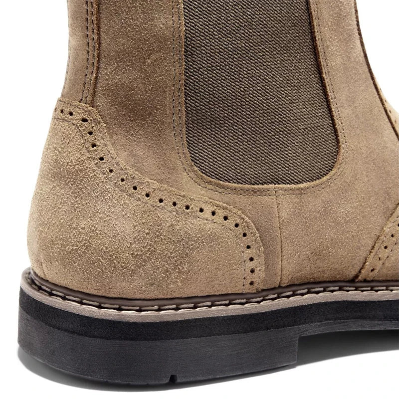 Men's Chelsea Boots with Side Zipper - Stylish & Comfortable Footwear for Every Occasion