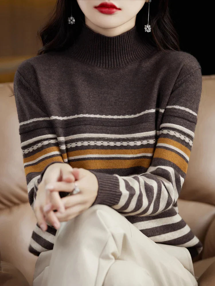 Wool Stripe Sweater