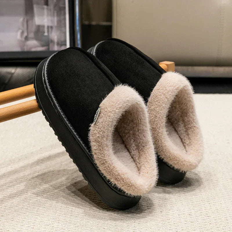 Cozy Women's Indoor Plush Slippers with Warm Lining & Non-Slip Sole for Ultimate Comfort