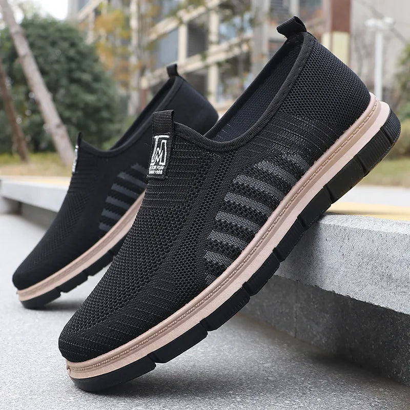 Men's Lightweight Mesh Slip-On Sneakers | Flexible Sole for Ultimate Comfort & Breathability