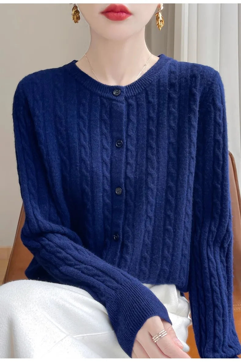 Button Knit Sweater