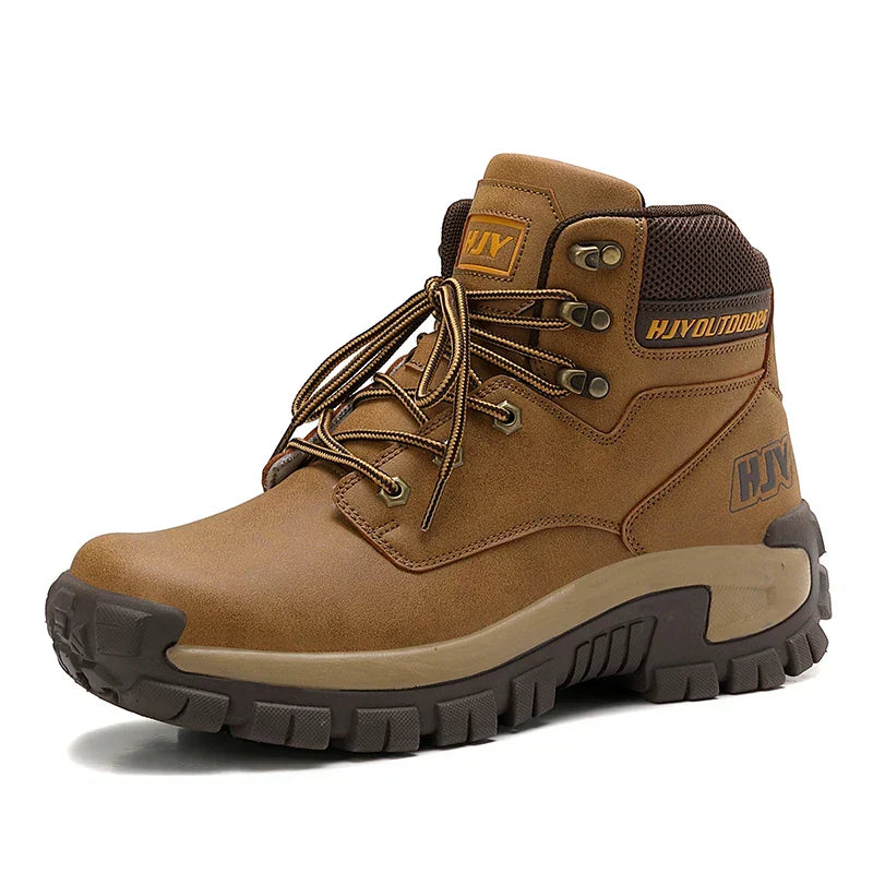 Men's High-Top Non-Slip Hiking Boots | Durable Outdoor Work Footwear for All Terrain