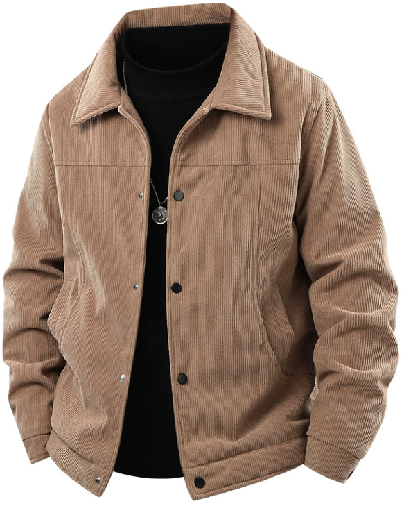 Stylish Remy Beige Suede Trucker Jacket