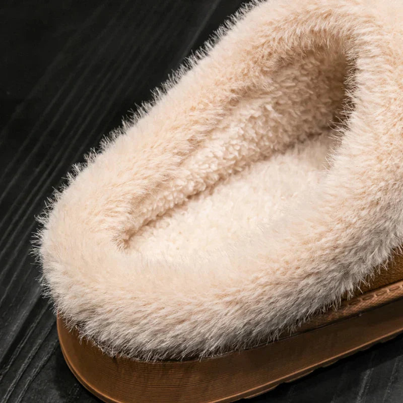 Cozy Women's Indoor Plush Slippers with Warm Lining & Non-Slip Sole for Ultimate Comfort