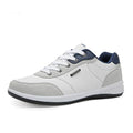 Men's Casual Lace-Up Shoes with Stylish Contrast Panel Design | Comfortable Everyday Footwear