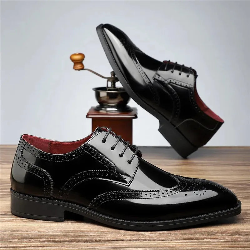 Classic Brogue Dress Shoes