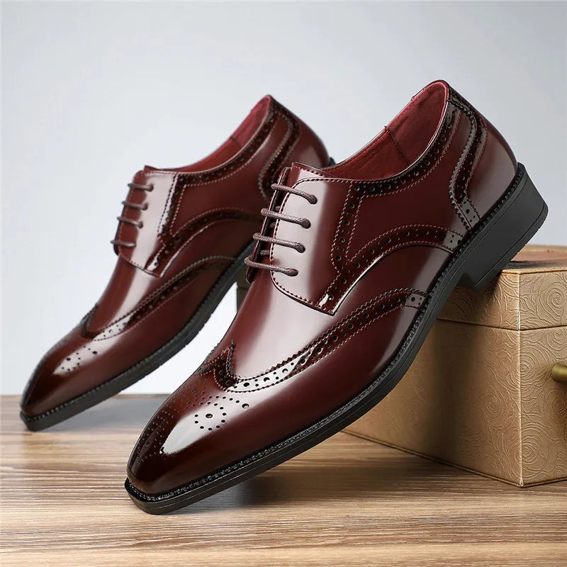Classic Brogue Dress Shoes