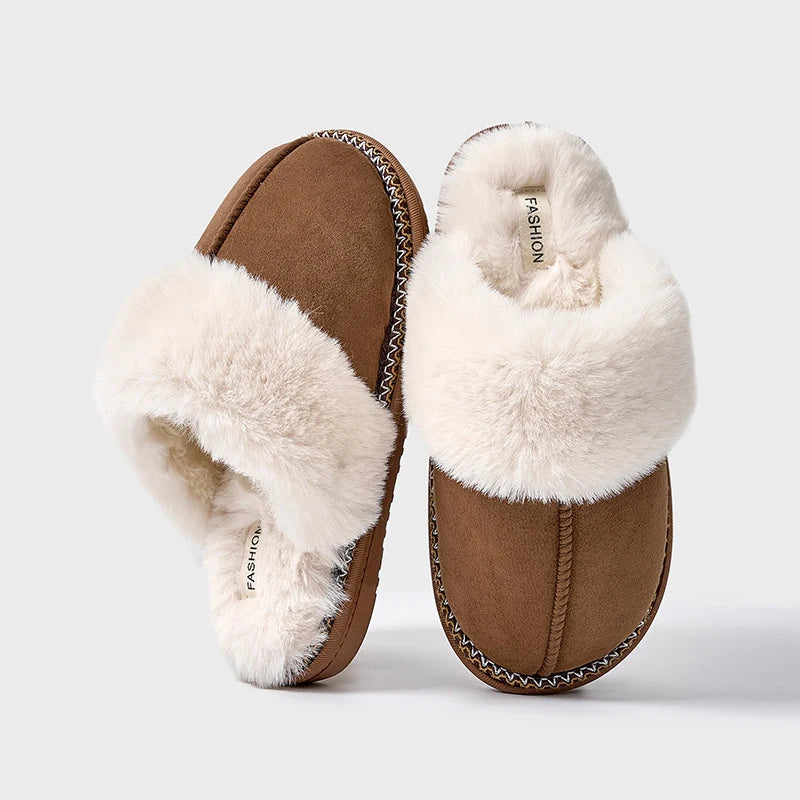 Cozy Women's Plush Winter Slippers with Soft Fur Lining for Ultimate Warmth and Comfort