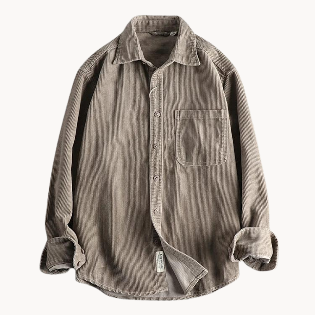 Corduroy Texture Overshirt