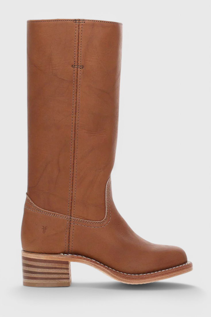Stylish Women's Knee High Boots with Stacked Heel & Classic Round Toe - Perfect for Every Occasion