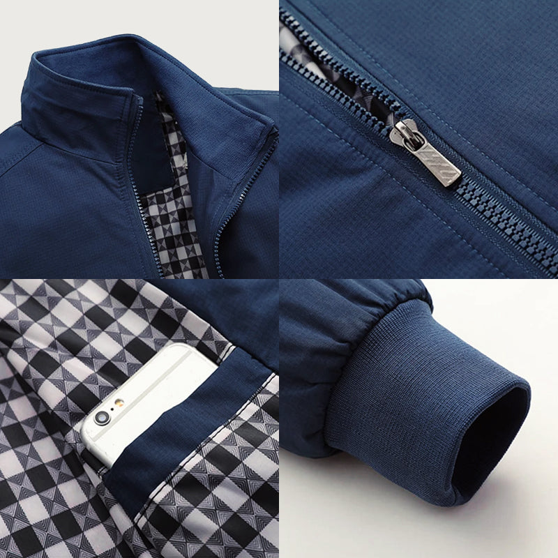 Theodore Willow Veneto Men's Bomber Jacket - Stylish Lightweight Outerwear for All Seasons