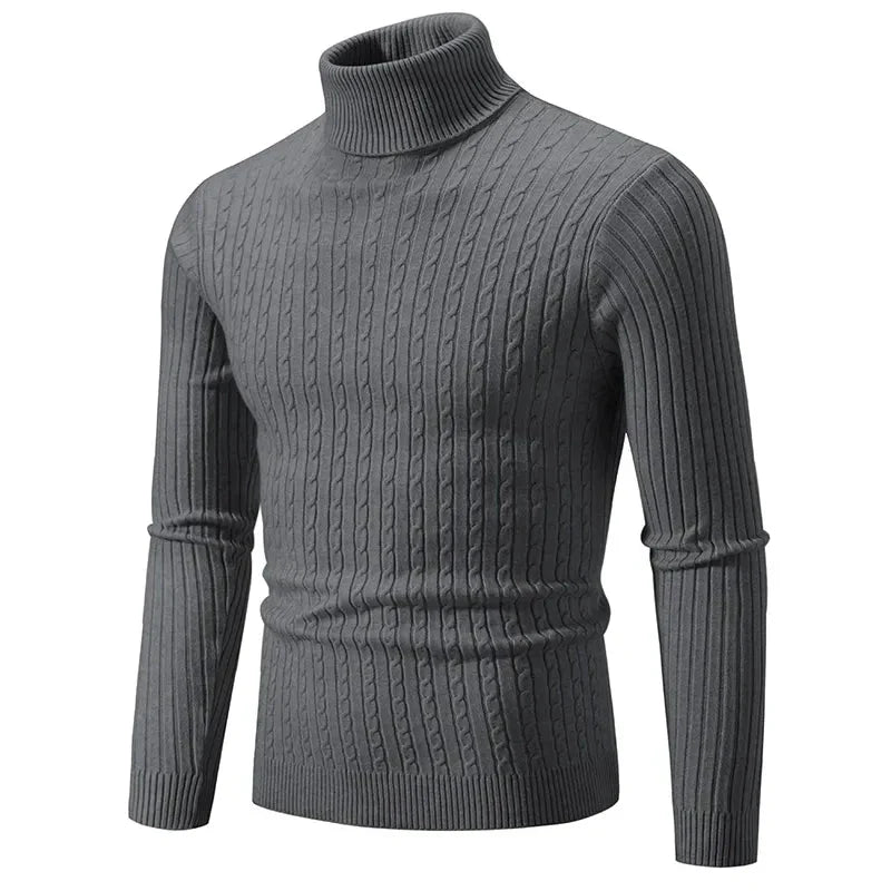 Como Knit Stretch Turtleneck