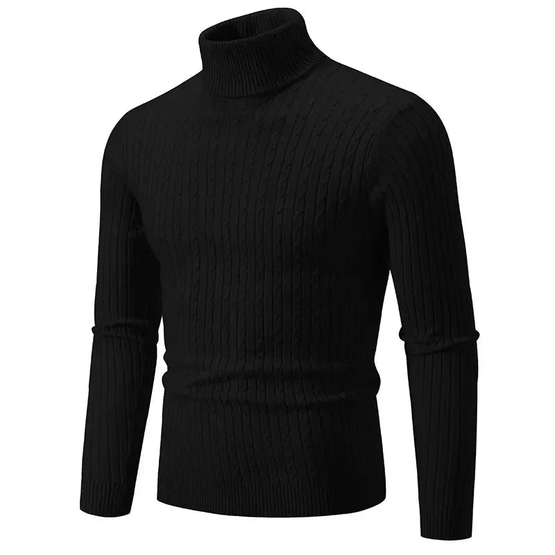 Como Knit Stretch Turtleneck