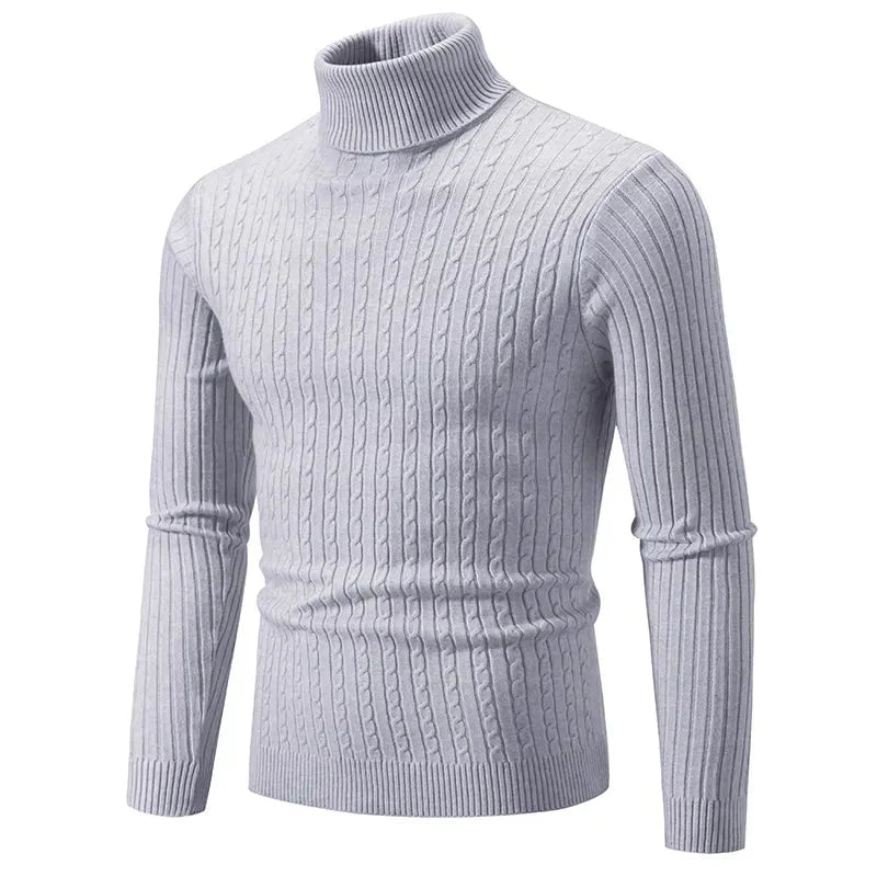 Como Knit Stretch Turtleneck