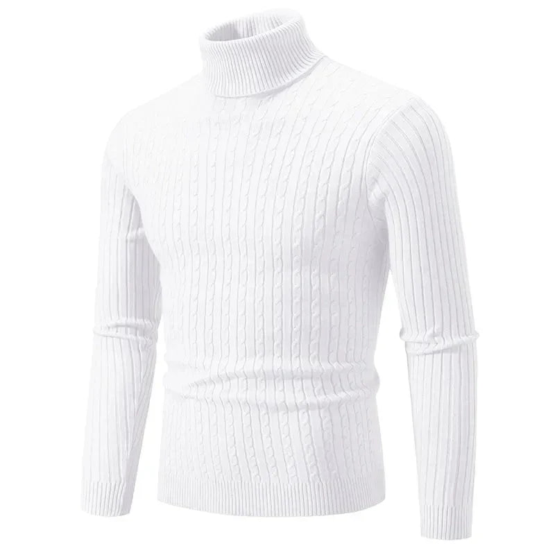 Como Knit Stretch Turtleneck