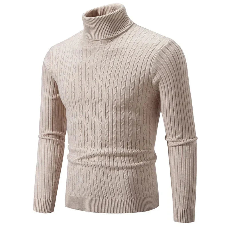 Como Knit Stretch Turtleneck