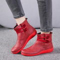 Women's Waterproof Ankle Boots with Adjustable Straps & Comfort Sole - Stylish & Durable Footwear for All Weather