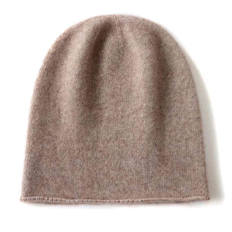 Chic Women's Cashmere Blend Slouch Beanie: Soft, Warm, Fashionable Winter Hat