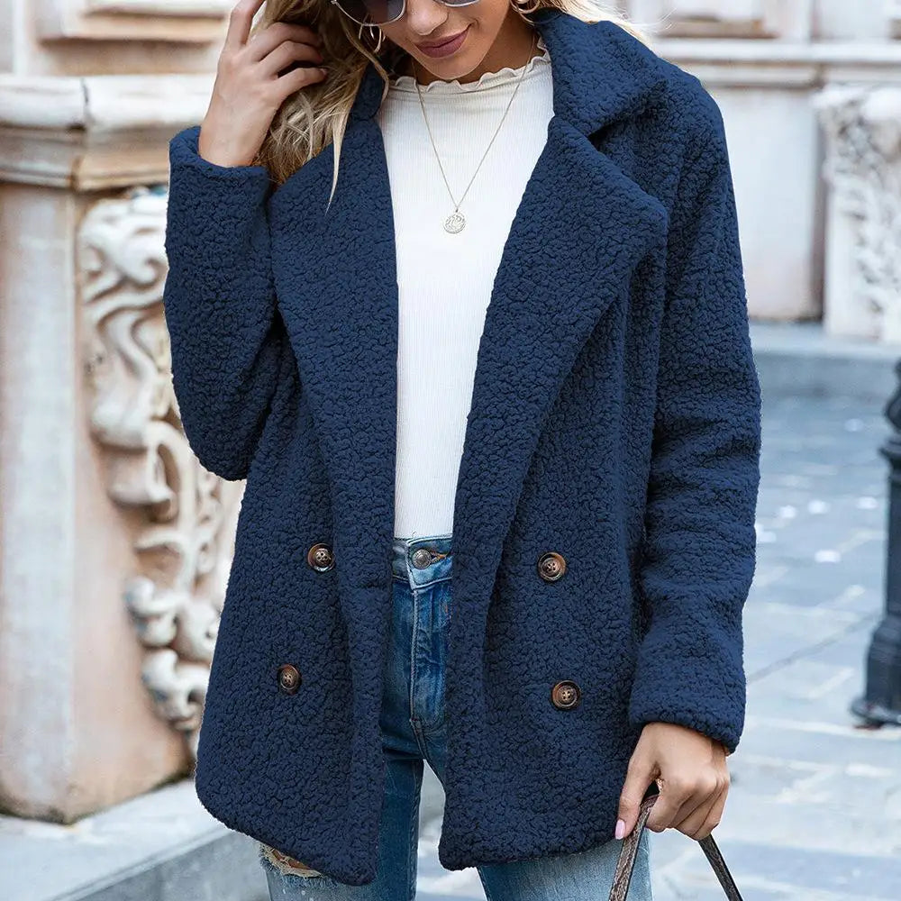 Cozy Women's Teddy Coat - Stylish Winter Outerwear for Ultimate Warmth