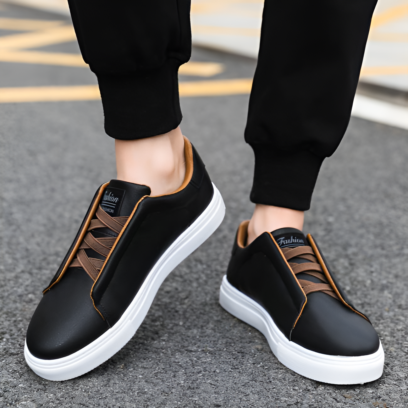 Stylish Men's Sneakers - Trendy Athletic Footwear for Comfort & Performance