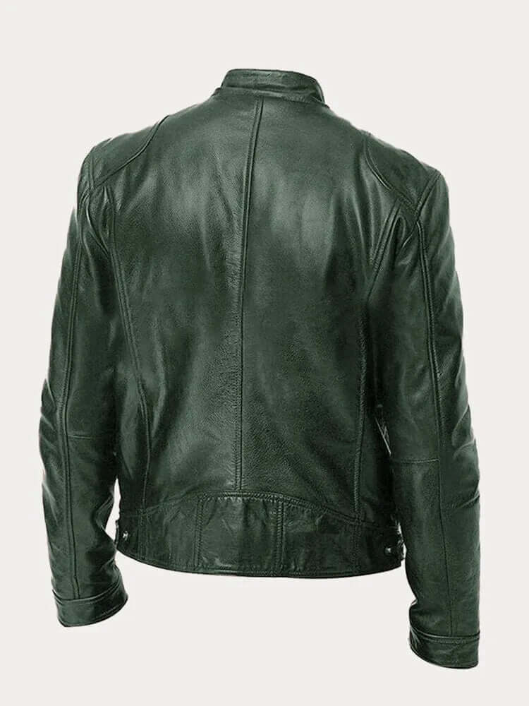 Men's Classic Leather Jacket - Stylish & Durable Outerwear for All Seasons