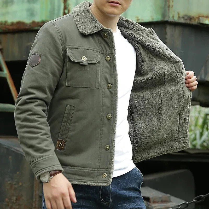 AeroGuard Men's Versatile Comfort Jacket: Structured Warmth, Mobility, and Style